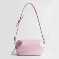 Dior Women Bow Pouch Rose Songe Supple Lambskin S3900OQWC
