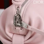 Dior Women Bow Pouch Rose Songe Supple Lambskin S3900OQWC