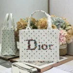 Dior Women Dioramour Small Dior Book Tote with Strap M1404PEHW