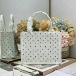 Dior Women Dioramour Small Dior Book Tote with Strap M1404PEHW