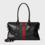 Gucci Unisex Borsetto Large Boston Bag-Black 866734AAGIQ
