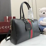 Gucci Unisex Borsetto Large Boston Bag-Black 866734AAGIQ