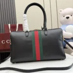 Gucci Unisex Borsetto Large Boston Bag-Black 866734AAGIQ