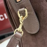 Gucci Unisex Borsetto Large Boston Bag-Dark Brown 866734AAGIR