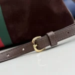 Gucci Unisex Borsetto Large Boston Bag-Dark Brown 866734AAGIR