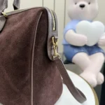 Gucci Unisex Borsetto Large Boston Bag-Dark Brown 866734AAGIR