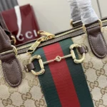 Gucci Unisex Borsetto Large Boston Bag-Dark Brown ‎866734FAFV9