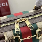 Gucci Unisex Borsetto Large Boston Bag-Dark Brown ‎866734FAFV9