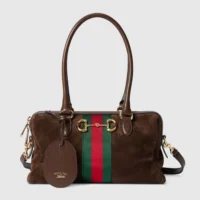 Gucci Unisex Borsetto Medium Boston Bag-Dark Brown 866732AAGIR