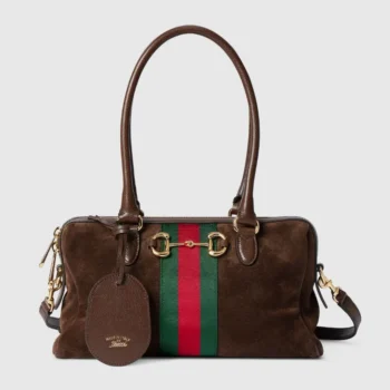 Gucci Unisex Borsetto Medium Boston Bag-Dark Brown 866732AAGIR
