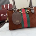 Gucci Unisex Borsetto Medium Boston Bag-Dark Brown 866732AAGIR