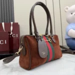Gucci Unisex Borsetto Medium Boston Bag-Dark Brown 866732AAGIR