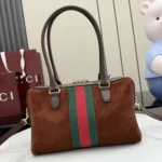 Gucci Unisex Borsetto Medium Boston Bag-Dark Brown 866732AAGIR