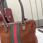 Gucci Unisex Borsetto Medium Boston Bag-Dark Brown 866732AAGIR
