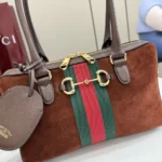 Gucci Unisex Borsetto Medium Boston Bag-Dark Brown 866732AAGIR