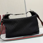 Gucci Unisex Brera Medium Crossbody Bag-Black 866938AAGDQ