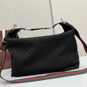 Gucci Unisex Brera Medium Crossbody Bag-Black 866938AAGDQ