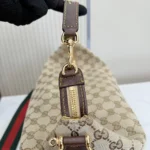 Gucci Unisex Brera Medium Crossbody Bag-Dark Brown 866938FAFV9
