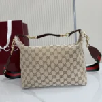 Gucci Unisex Brera Medium Crossbody Bag-Dark Brown 866938FAFV9