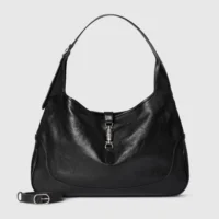Gucci Unisex Jackie 1961 Large Crossbody Bag-Black 863279AAGGU
