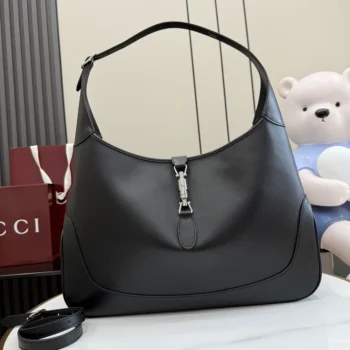 Gucci Unisex Jackie 1961 Large Crossbody Bag-Black 863279AAGGU