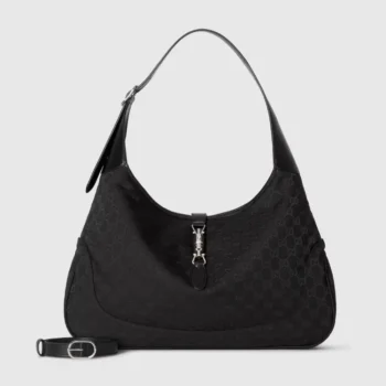 Gucci Unisex Jackie 1961 Large Crossbody Bag-Black 863279FAFV4