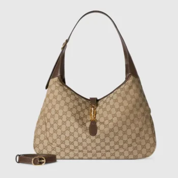 Gucci Unisex Jackie 1961 Large Crossbody Bag-Dark Brown 863279FAFV2