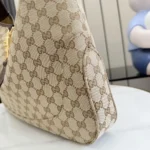 Gucci Unisex Jackie 1961 Large Crossbody Bag-Dark Brown 863279FAFV2