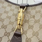 Gucci Unisex Jackie 1961 Large Crossbody Bag-Dark Brown 863279FAFV2