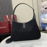Gucci Unisex Jackie 1961 Medium Shoulder Bag-Black 863136FAFV4
