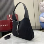 Gucci Unisex Jackie 1961 Medium Shoulder Bag-Black 863136FAFV4