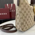 Gucci Unisex Jackie 1961 Medium Shoulder Bag-Dark Brown 863136FAFV2