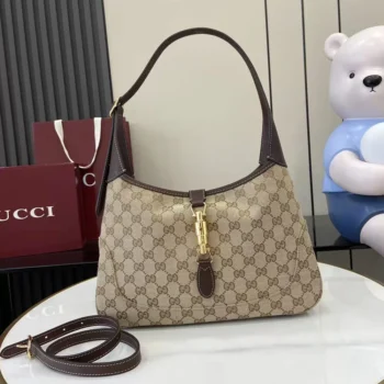 Gucci Unisex Jackie 1961 Medium Shoulder Bag-Dark Brown 863136FAFV2