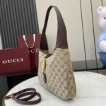 Gucci Unisex Jackie 1961 Medium Shoulder Bag-Dark Brown 863136FAFV2