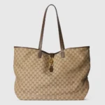 Gucci Unisex Jackie Large Tote Bag-Dark Brown-867014FAFV2