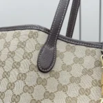 Gucci Unisex Jackie Large Tote Bag-Dark Brown-867014FAFV2