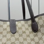 Gucci Unisex Jackie Large Tote Bag-Dark Brown-867014FAFV2