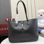 Gucci Unisex Jackie Medium Tote Bag-Black 867015AAGA7
