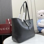 Gucci Unisex Jackie Medium Tote Bag-Black 867015AAGA7