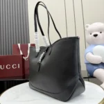 Gucci Unisex Jackie Medium Tote Bag-Black 867015AAGA7
