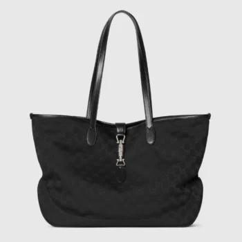 Gucci Unisex Jackie Medium Tote Bag-Black 867015FAFV4