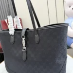 Gucci Unisex Jackie Medium Tote Bag-Black 867015FAFV4