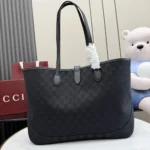 Gucci Unisex Jackie Medium Tote Bag-Black 867015FAFV4