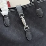 Gucci Unisex Jackie Medium Tote Bag-Black 867015FAFV4