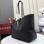 Gucci Unisex Jackie Medium Tote Bag-Black 867015FAFV4