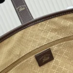 Gucci Unisex Jackie Medium Tote Bag-Dark Brown ‎867015FAFV2