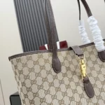 Gucci Unisex Jackie Medium Tote Bag-Dark Brown ‎867015FAFV2