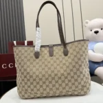 Gucci Unisex Jackie Medium Tote Bag-Dark Brown ‎867015FAFV2