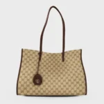Gucci Unisex Londra Large Tote Bag-Dark Brown ‎875056FAF8N
