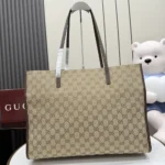 Gucci Unisex Londra Large Tote Bag-Dark Brown ‎875056FAF8N